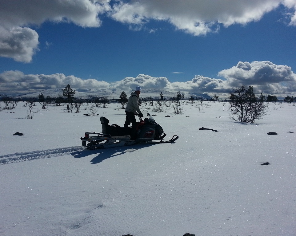 Fjälltur med skoter